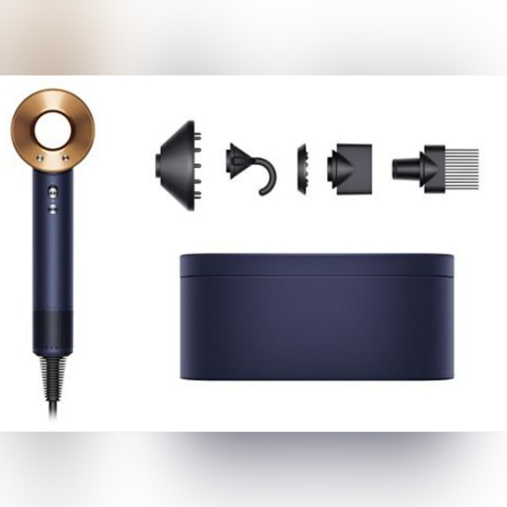 NEW Dyson Supersonic HD-08 Hair Dryer Blue/Rich Copper